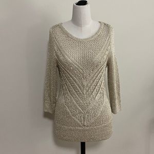 White House Black Market Scoop Neck Sweater